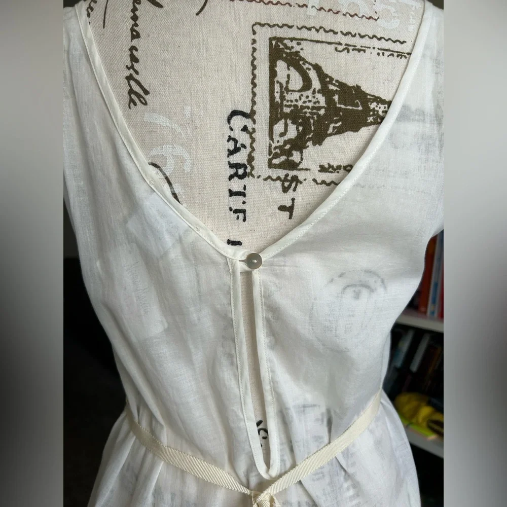 NWT La Costa Del Algodon Vintage Lingerie Nightgown Size Small - Picture 4 of 13